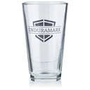 Glass wit Logo
