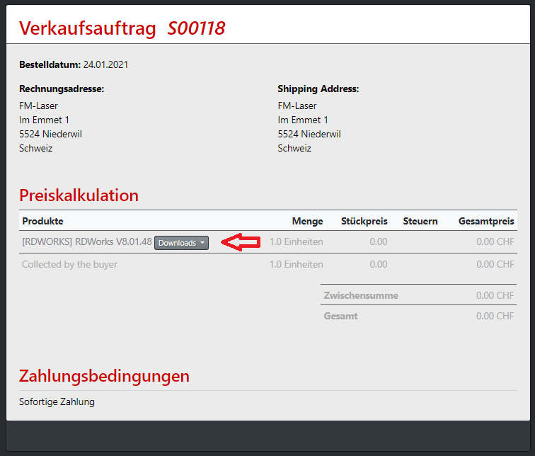 Download after Order