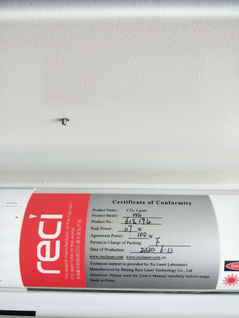 RECI Laser Tube