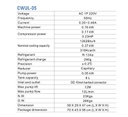 Chiller Specifications