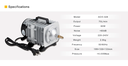 Air Compressor for CO2 Lasers - 60W