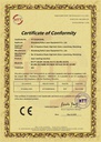 KH-GXFT Fiber-Laser CE-Certificate