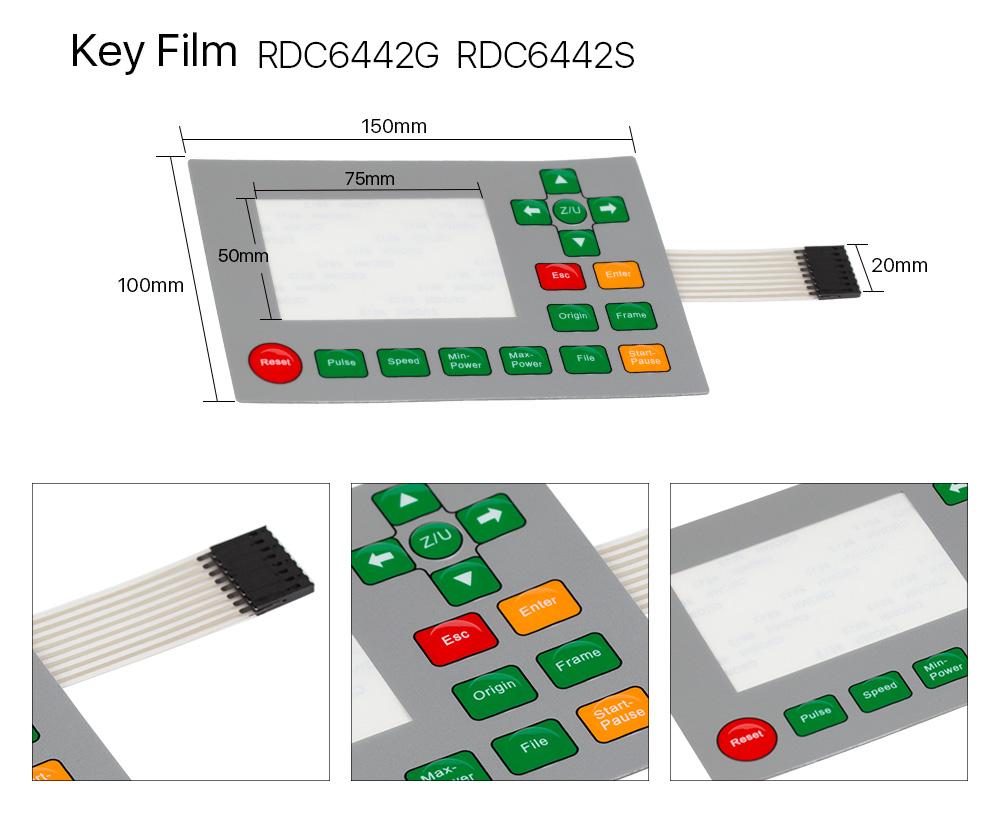 HMI Ruida 644x - Keypad