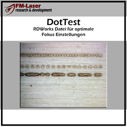RDWorks DotTest für CO2 Laser